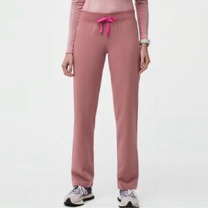Figs Mauve Livingston Medium Tall Scrub Pants